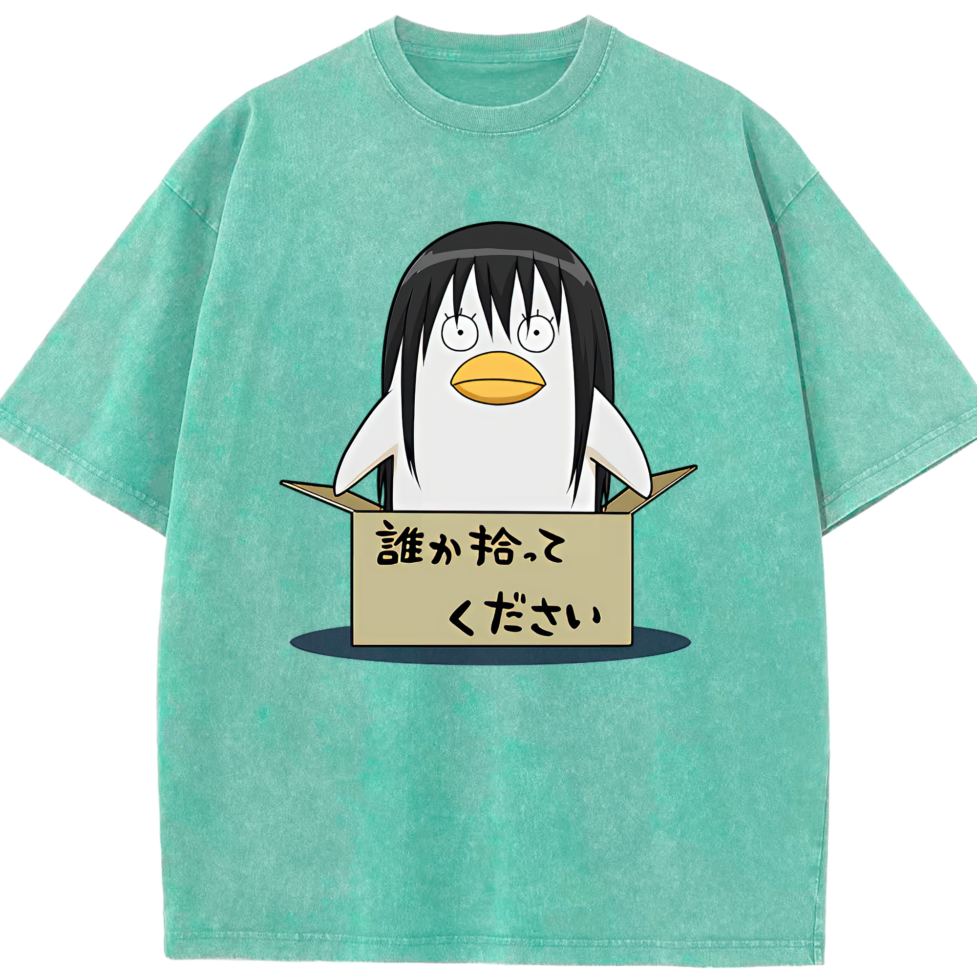 （画像用） ぎんたま 坂田銀時（さかたぎんとき） 神楽 志村新八（しむら しんぱち） GINTAMA Sakata Gintoki Kagura Shimura Shinpachi 綿100% ヴィンテージ風 半袖Tシャツ（フロントプリント）